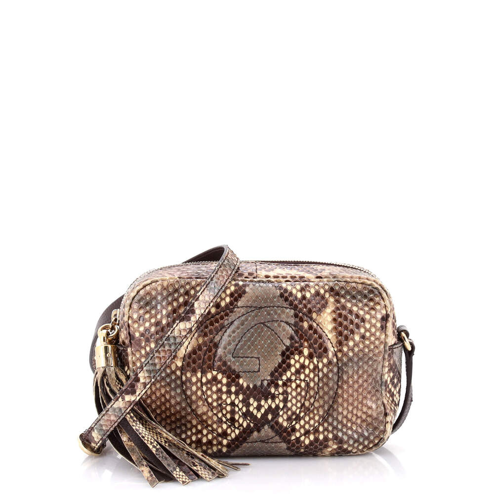 Gucci Soho Disco Crossbody Bag Python #220470g10b - image 1
